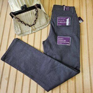 NWT Gloria Vanderbilt Amanda Size 6 Av. Gray Heritage Fit Slimming Jeans Stretch
